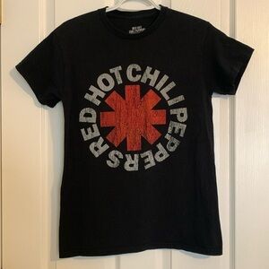 Red Hot Chili Peppers Asterisk Logo t-shirt vintage look men’s size small unisex